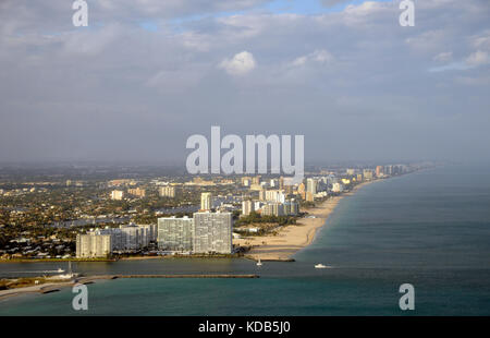 Strände und Küste von Fort Lauderdale Florida Stockfoto