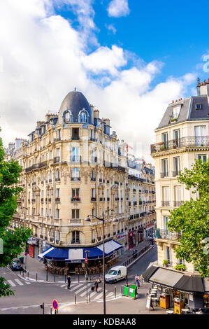 Der Blick entlang der Promenade Plantee Spaziergang in Paris, Frankreich Stockfoto