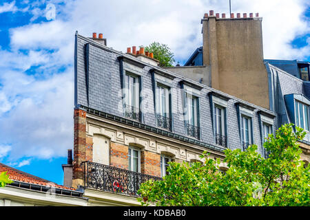 Der Blick entlang der Promenade Plantee Spaziergang in Paris, Frankreich Stockfoto