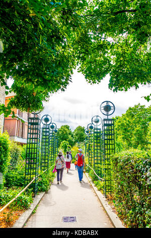 Die Promenade Plantee Walk in Paris, Frankreich Stockfoto