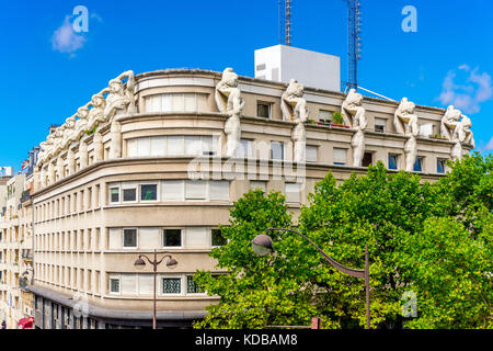 Der Blick entlang der Promenade Plantee Spaziergang in Paris, Frankreich Stockfoto