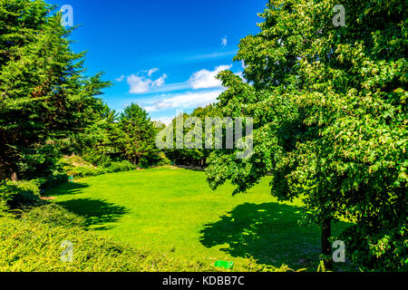 Der Blick entlang der Promenade Plantee Spaziergang in Paris, Frankreich Stockfoto