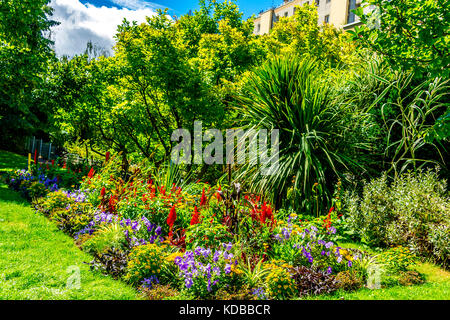 Der Blick entlang der Promenade Plantee Spaziergang in Paris, Frankreich Stockfoto