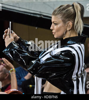 New York City, NY, USA. 22. September, 2017. Fergie führt auf NBC's "Heute" zeigen Konzertreihe am Rockefeller Plaza. Stockfoto