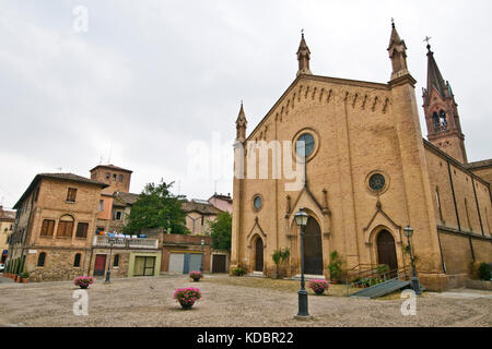 Kirche, Castelvetro di Modena, Emilia Romagna, Italien Stockfoto