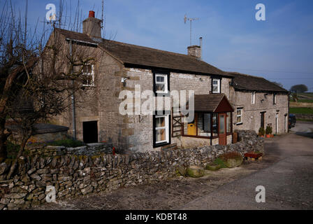 Alte traditionelle Derbyshire peaks Bauernhaus Stockfoto