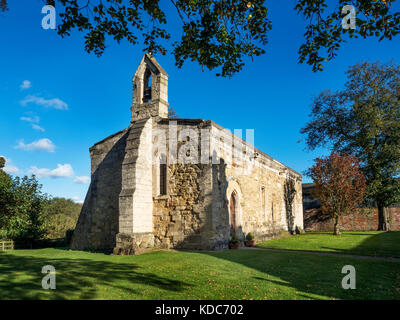 Kapelle St. Maria Magdalena oder die Aussätzigen Kapelle auf Magdalens Straße Ripon Yorkshire England Stockfoto