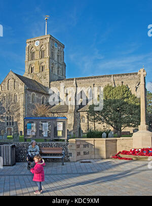 Shoreham auf Meer, die hl. Maria De haura Kirche, Sussex, England Stockfoto