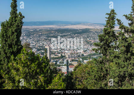 Blick über die Stadt Tiflis, Georgien, Osteuropa. Stockfoto