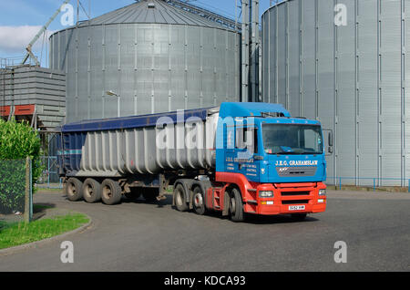 Erf in Silos Stockfoto