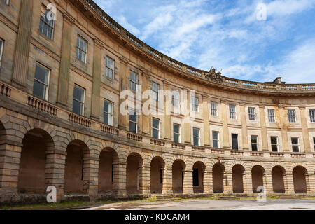 The Cresent, Buxton, Derbyshire, England, Großbritannien: Derzeit wird restauriert Stockfoto