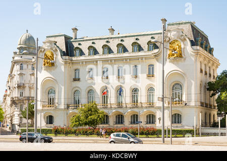 Wien, Österreich - 29. August: Die Französische Botschaft in Wien am 29. August 2017. Stockfoto