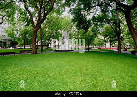 Montreal, Kanada 4. August 2016. Ansicht der Dorchester Square in Montreal Downtown Core. Credit: mario Beauregard/alamy leben Nachrichten Stockfoto