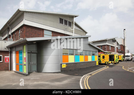 Außenansicht der neuen Unfall- und Notaufnahme im Londoner Newham University Hospital. Stockfoto