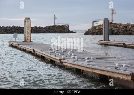 OSullivan Beach Boat Ramp in Südaustralien am 12. Oktober 2017 Stockfoto