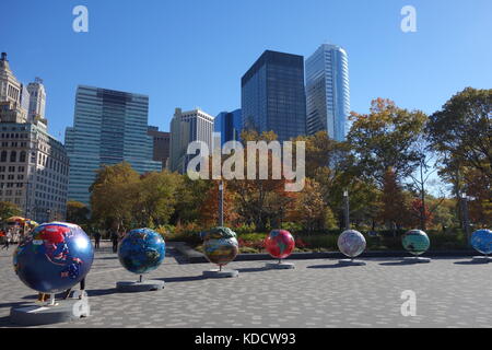 New York usa Stadt Harlem bronx Ball. Stockfoto