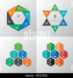 Vektor Infografik eingestellt Stock Vektor