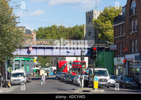 Mare Street, Hackney Central, London Stadtteil Hackney, Greater London, England, Vereinigtes Königreich Stockfoto