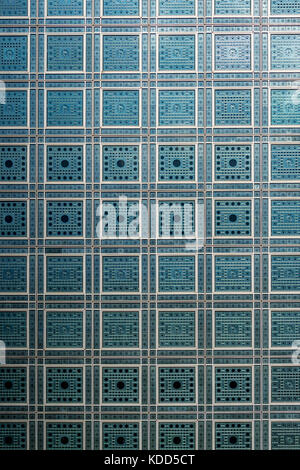 Die Fassade des Institut du monde arabe in Paris, Frankreich Stockfoto
