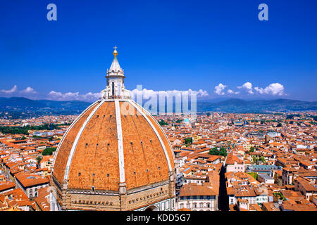 Der duomo (Basilica di Santa Maria del Fiore) in Florenz Stockfoto