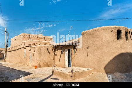 Traditionelle Häuser in Itchan Kala in der Altstadt von chiwa. UNESCO-Weltkulturerbe in Usbekistan