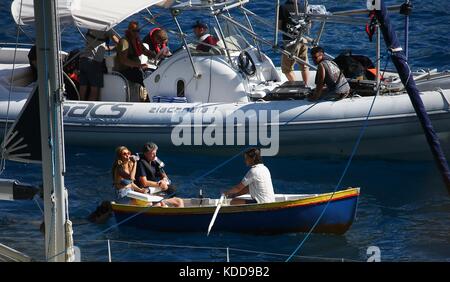 Jeremy Irvine verfilmte "Mamma Mia! 2' auf der Insel Vis in Kroatien Mit: Jeremy Irvine Where: Vis, Kroatien When: 12. September 2017 Credit: WENN.com ***Nur für die Veröffentlichung in Großbritannien, USA, Deutschland, Österreich, Schweiz erhältlich Stockfoto