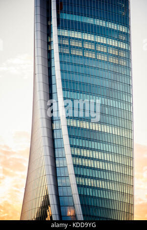 Mailand, Italien - SEPTEMBER 20,2017: Die neue Wolkenkratzer Generali Hauptsitz von Zaha Hadid Architects im Citylife Bezirk entwickelt. Stockfoto