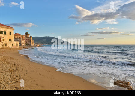 Marina Piccola, Santa Maria di Castellabate, Cilento, Italien Stockfoto