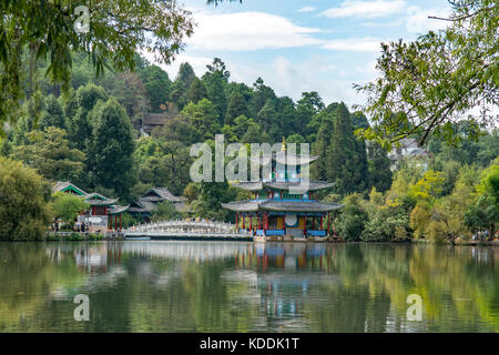 Black Dragon pool Park, Lijiang, Yunnan, China Stockfoto