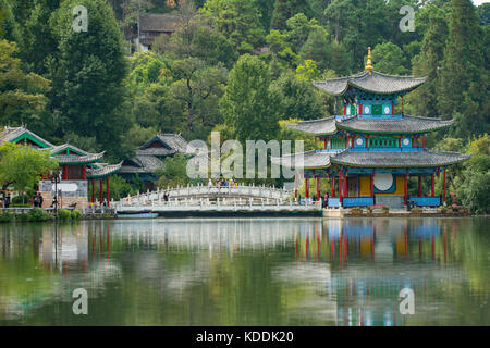 Black Dragon pool Park, Lijiang, Yunnan, China Stockfoto