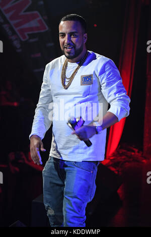 Hollywood, FL, USA. Okt. 2017. French Montana auf 99 Jamz Uncensored Live at Revolution Live am 11. Oktober 2017 in Hollywood, Florida. Kredit: Mpi04/Media Punch/Alamy Live News Stockfoto