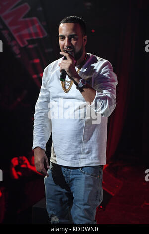 Hollywood, FL, USA. Okt. 2017. French Montana auf 99 Jamz Uncensored Live at Revolution Live am 11. Oktober 2017 in Hollywood, Florida. Kredit: Mpi04/Media Punch/Alamy Live News Stockfoto