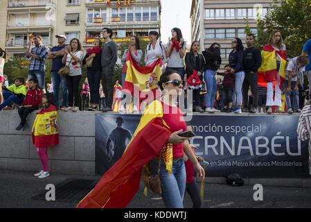 Madrid, Madrid, Spanien. Oktober 2017. Feier des Hispanity Day 12. oktober in Madrid. Nacho Guadano/ZUMA Wire/Alamy Live News Stockfoto