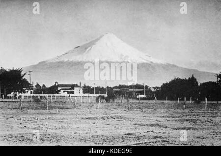 Mount Egmont von hawera Stockfoto