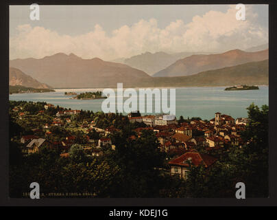 Isola Bella und Stresa, Lago Maggiore, Italien LCCN 2001700875 Stockfoto