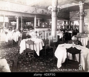 Meine Damen Speisesaal im Hotel St. Nicholas. 407 North Eighth Street. (Auch die Victoria Building genannt. Von Louis Sullivan ausgelegt) Stockfoto