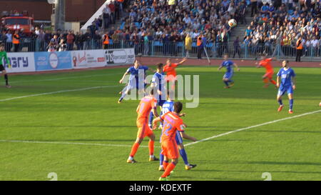 Kursk, Russland - 20.September 2017: ein Fußballspiel zwischen ZSKA Moskau und avangard Kursk Stockfoto