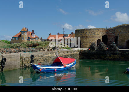 Beadnell Hafen, northumberland Stockfoto