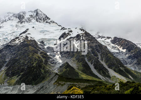 Eine malerische Aussicht auf die Berge in Neuseeland Stockfoto