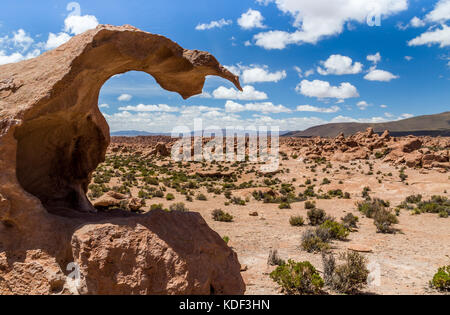 Fahren Sie in die Wüste, Bolivien Stockfoto