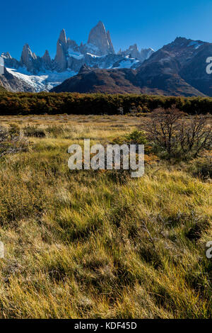 Jeder Wanderer Traum - Mt Fitz Roy Stockfoto