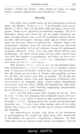 Der erste Band von „Illustrerad Verldshistoria“, einer schwedischen illustrierten Weltgeschichte, bietet Einblicke in wichtige historische Ereignisse und Figuren. Stockfoto