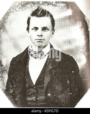 Bild oder Aktenbuch, das sich auf John Pelham bezieht, einen Artillerieoffizier der Konföderierten, der für seine Rolle im Amerikanischen Bürgerkrieg bekannt ist. Stockfoto