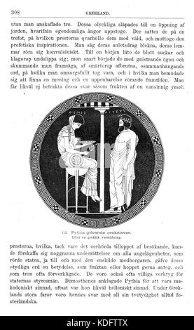 Eine Illustration aus dem ersten Band von „Illustrerad Verldshistoria“, einem schwedischen historischen Werk, das visuelle Darstellungen der Weltgeschichte bietet und Kontext für wichtige globale Ereignisse in der frühen Neuzeit bietet. Stockfoto
