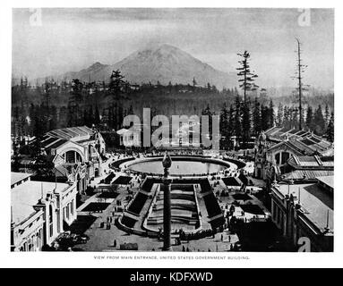 Die Teilnahme an der Alaska Yukon Pacific Exposition Botschaft des Präsidenten der Vereinigten Staaten, Seite 2 Stockfoto