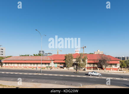 Windhoek, Namibia - 17. Juni 2017: Das National Museum in Windhoek, zuvor die Emma hoogenhout Grundschule Stockfoto