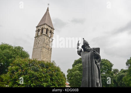 Statue des Gregor von Nin, von Ivan Mestrovic, Split, Kroatien Stockfoto