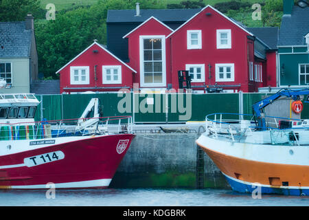 Fischerboote in Dingle Harbor, County Kerry, Irland Stockfoto