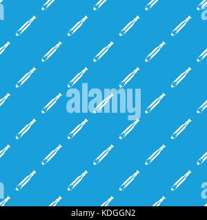 Clearomizer Muster nahtlose Blau Stock Vektor