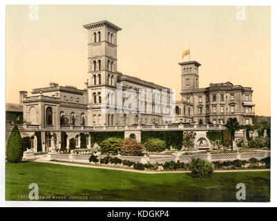 Osborne House, Isle of Wight, England LCCN 2002708248 Stockfoto